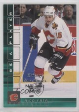 2001-02 ITG Be A Player Memorabilia Emerald Chicago Sun-Times Nov /10 Rico Fata