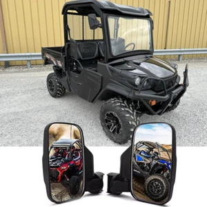 Pair 1.75'' 2'' Roll Bar Cage Clamp UTV ATV Side View Mirror for Landmaster 700 - Bild 1 von 21