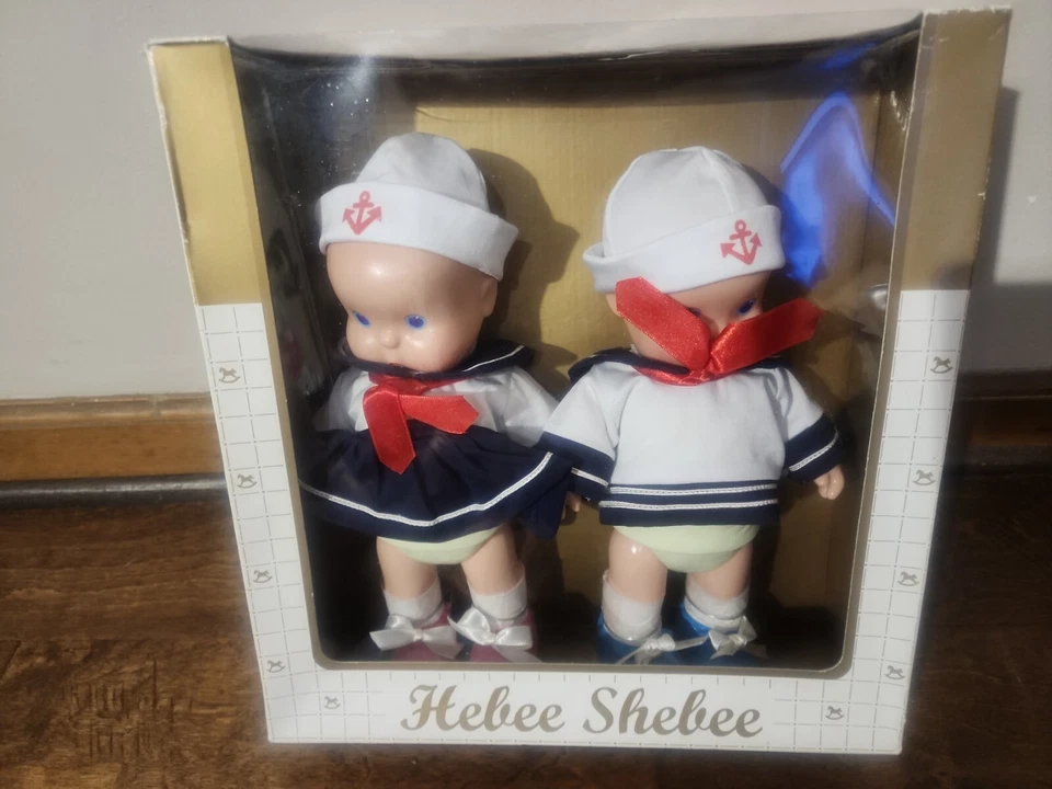 Vintage Horsman 11” HEbee & SHEbee Sailor Dolls