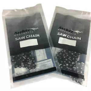 Archer Chainsaw Chain Ryobi RCS4046C 18" 3/8LP .050 1.3 62DL x2 - Picture 1 of 9