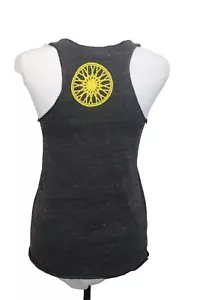 Soulcycle Woodbury Sleeveless Shirt Activewear Charcoal Top Size L Wheel Logo - Picture 1 of 5