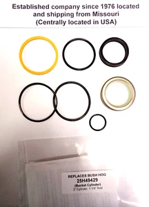 25H49429 Bush Hog replacement seal kit (2" cylinder with 1-1/4" Rod) bucket cyl. - Picture 1 of 5