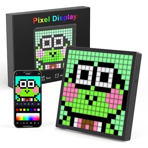 LED Pixel Art Display, Smart Digital Lamp Set with Calendar - Picture 1 of 9