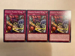 x3 Service Puppet Play - INFO-EN070 - Common - 1st Edition Yu-Gi-Oh! M/NM - Picture 1 of 2