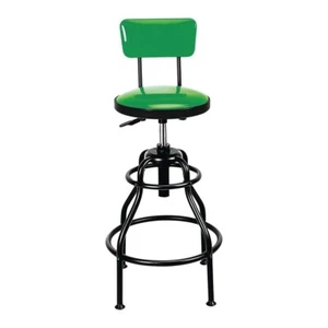 Sgabello da Negozio con Schienale, Sgabello Meccanico da Garage -Officina, Regolabile SPEDIZIONE GRATUITA - Foto 1 di 9