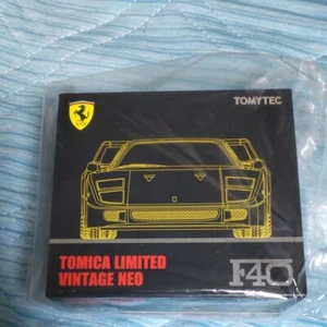 Tomica Limited Vintage Neo Ferrari F40 Diecast Escala 1/64 TLV-NEO Amarillo TOMYTEC - Imagen 1 de 5