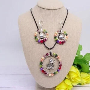 HANDCRAFTED THANKSGIVING DAY FALL AUTUMN COLOR SIMPLE JEWELRY SET,HANDCRAFTED NE - Picture 1 of 1
