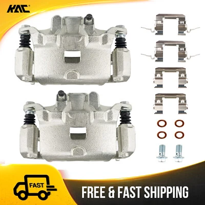 2x Front Brake Caliper w/ Bracket for Nissan Altima 2002-2006 Infiniti I35 02-04 - Imagem 1 de 4