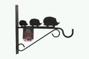 Tom Chambers Black Metal Hedgehog Design Bracket - Picture 1 of 1