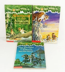 Lot 3 Magic Tree House Books Scholastic Young Adults Paperback Books 2 6 7 - Picture 1 of 5