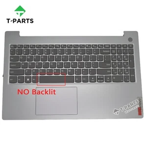 5CB1L09280 For Lenovo V15 G4 AMN Palmrest US Keyboard KB Bezel NO Backlit Grey - Afbeelding 1 van 6