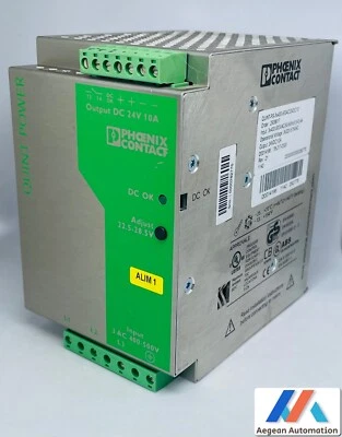 Unité d'alimentation Phoenix Contact Quint PS/3X400-500AC/24DC/10 2938617 - Photo 1/4