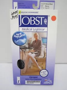 JOBST Ginocchio Punta Aperta Opaco Alto 30-40mmHg (Nero) Medium - Foto 1 di 3