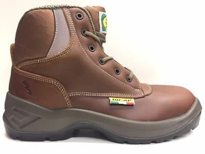 SCARPE STIVALI ANTIFORTUNISTICA TREKKING BICAP OS6577 MARRONE FERRO PELLE AI - Bild 1 von 5