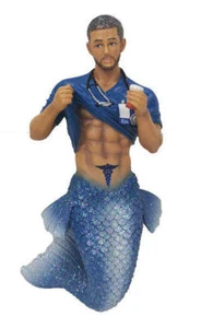 December Diamonds NURSE SIX PACK Merman Ornament 2020-New in the Box! - Picture 1 of 1