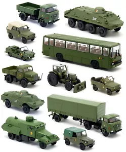 Brekina Herpa Busch - NVA Volks Armee Militär DDR Modelle zur Auswahl 1:87 H0 - Bild 1 von 69