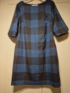 Bravissimo Green Tartan Fitted Lined Dress Really Curvy Size 14 Rrp £60 New - Picture 1 of 10