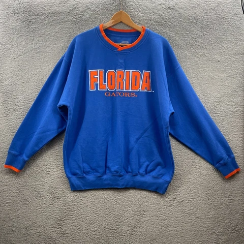Vintage Florida Gators Sweatshirt Adult Extra Large Blue Crewneck Pullover Cadre Cover