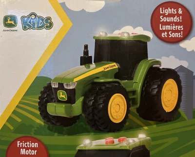 John Deere Kids by Sunny Days Mini Farm Vehicles ~ Crop Tractor w/Lights & Sound - Image 1 of 4