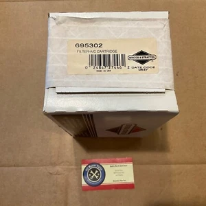 Filtro de aire OEM Briggs & Stratton 695302 NUEVO - Imagen 1 de 2