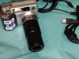 Xcellent Olympus C3040-ADL Microscope Photo Adapter Lens w/C-4000 Digital Camera - Picture 1 of 9