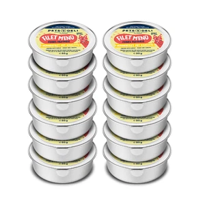 Pets Deli Adult Nassfutter Filet Menü Getreidefrei für Katzen mit Huhn 12 x 85g - Bild 1 von 3