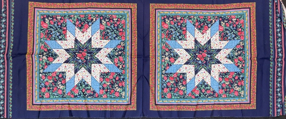 PANEL ALMOHADA OZARK CALICO - 2 BLOQUES POR FABRI-QUILT, 17" H X 44" W Foto 1 de 1