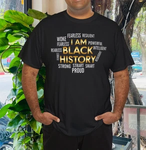 Camicia I am Black History, Camicia Black History Month, Camicia Black Lives Matter - Foto 1 di 5