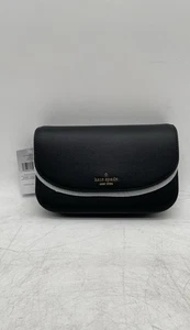 Kate Spade KG016 Kristi Crossbody raffiniertes genarbtes Leder in Schwarz Gold Kette - Bild 1 von 6