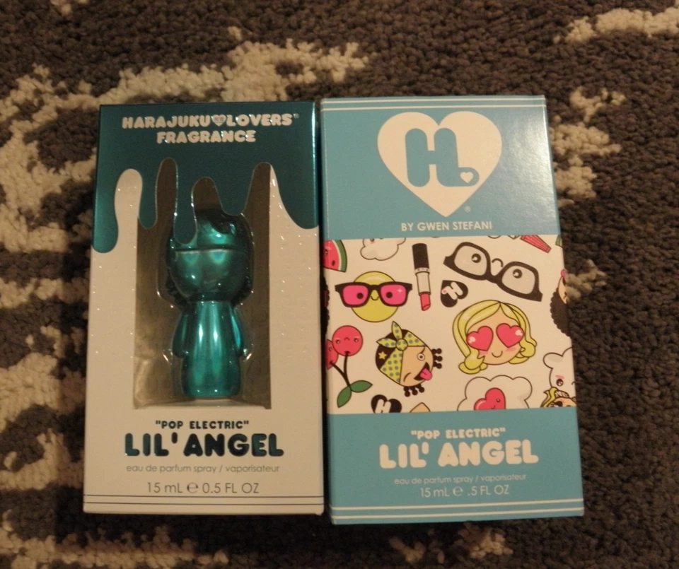 NUEVO EN PAQUETE NUEVO Gwen Stefani Harajuku Lovers Pop Eléctrico Lil' Angel .5 OZ Perfume Spray Foto 1 de 1