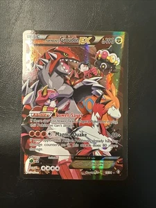 Pokémon TCG Full Art Ultra Rare Holo Groudon Ex Team Magmas 2015 NM E - Picture 1 of 13