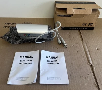 BRAND NEW IR Color Waterproof Digital CCD IR Lens CCTV CAMERA 6mm NTSC - Image 1 of 4