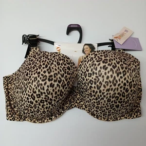 Joyspun Wired Full Coverage T-shirt Bra Women's Size 40DDD Little Lovely Leo - Picture 1 of 6