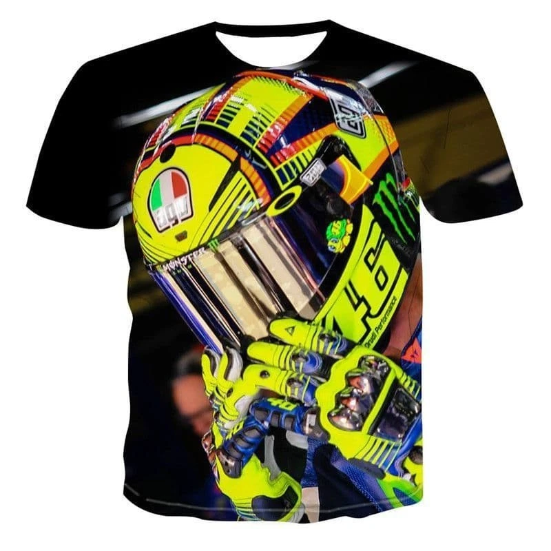 Retro Motorsport T Shirt - Motogp Racer - Image 1 of 1