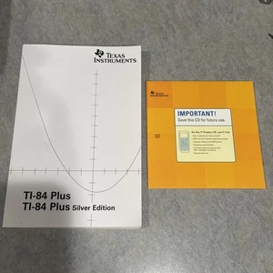 Texas Instruments Manual Guidebook TI-84 Plus Silver Edition Manual Book Only - Picture 1 of 6