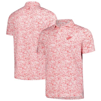 Men's-johnnie-O  Red/White Detroit Red Wings Slapshot Polo - Image 1 of 3
