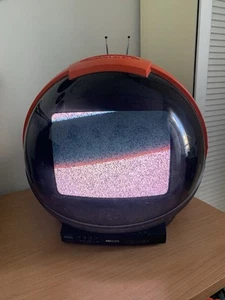 Televisore Tv vintage Discoverer Philips Television Space Helmet - Foto 1 di 8