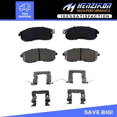 Pastillas de freno delanteras de cerámica para Infiniti Nissan Altima Juke Máxima Sentra Versa SX4 Foto 1 de 4