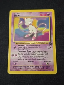 Mew 8 WOTC Black Star Promo Rare Vintage Pokemon TCG Light Played Condition - Bild 1 von 2