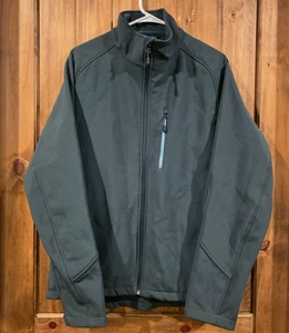 Kirkland Signature Mens Water-Resistant Softshell Jacket Black M Lightweight - Picture 1 of 7