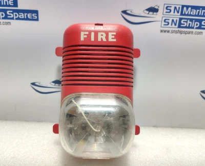 System Sensor P1224MC Fire Alarm Horn/ Strobe Wall Mount Red System - Image 1 of 4