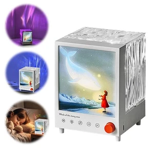 Christmas Gifts for Teens Northern Lights Projector White noise speaker lig GX - Picture 1 of 12
