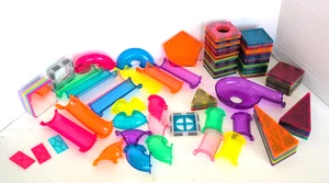 Picasso Fliesen 95 Teile Konvolut Magnet Spielset Murmelbahn MINT Baumeister - Bild 1 von 6