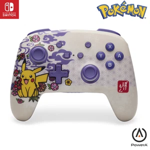 PowerA Rechargeable Wireless Controller for Nintendo Switch Pokémon Blossom - Picture 1 of 2