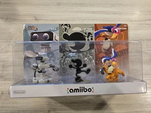 Amiibo Retro 3-Pack R.O.B., Mr. Game & Watch, Duck Hunt US NEW SEALED - Picture 1 of 3