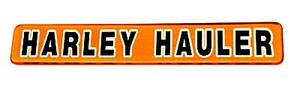 HARLEY HAULER (B) SS CHROME SERIES ORANGE/BLACK EMBLEM - Picture 1 of 1