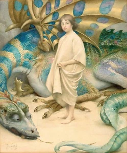 Thomas Cooper Gotch : "The Child in the World" — Giclee Fine Art Print - Picture 1 of 7
