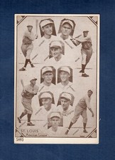 #SH93 ST. LOUIS BROWNS TEAM COMPOSITE | 1975 Sport Hobbyist 3-1/2"X 5" card