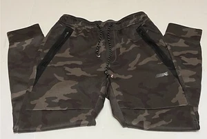 American Eagle Men’s Sz S Green Camouflage Jogger Pants Zip Pockets Stretch - Picture 1 of 10