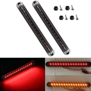 2x Barra de luz LED secuencial Freno Cola Giro Tope Tira DRL para remolque de coche camión - Imagen 1 de 7